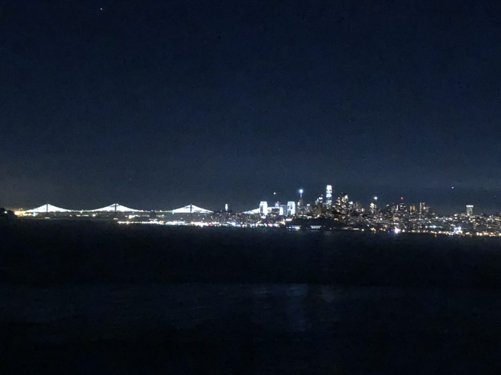 サンフランシスコ_ゴールデン・ゲートブリッジ(夜)④