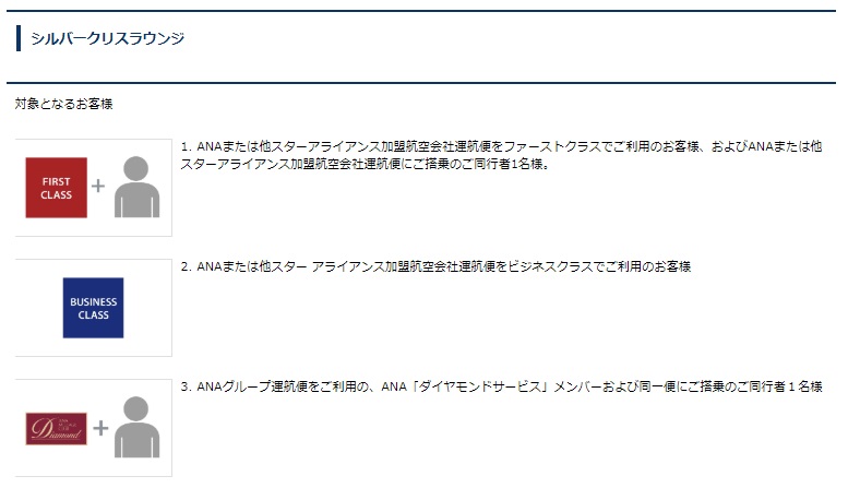 シルバークリスタルラウンジの利用対象者