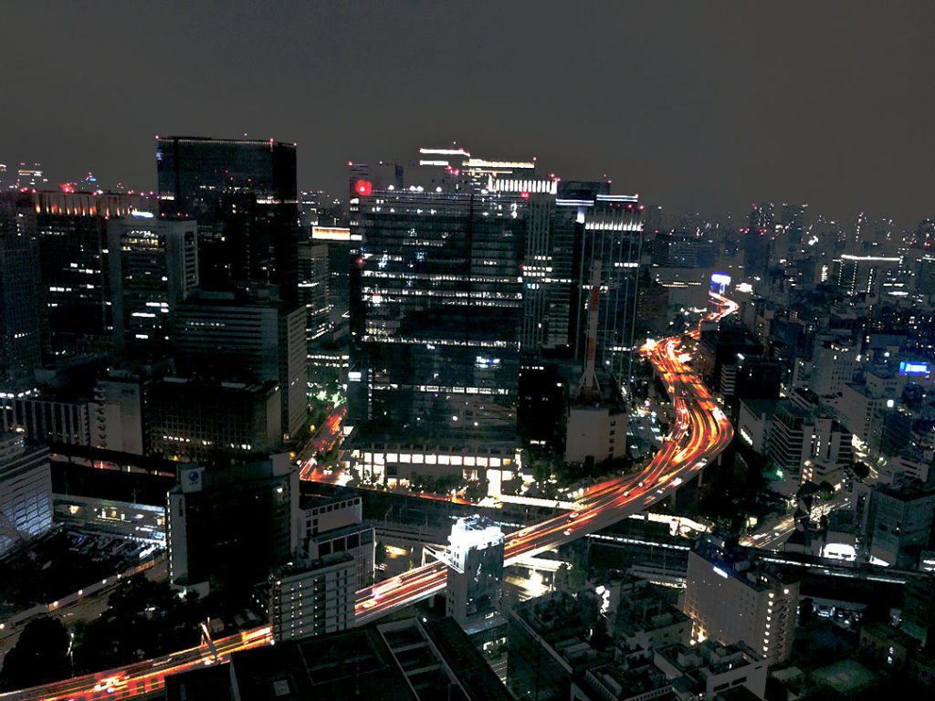 マンダリンオリエンタル東京からの眺望(夜景)