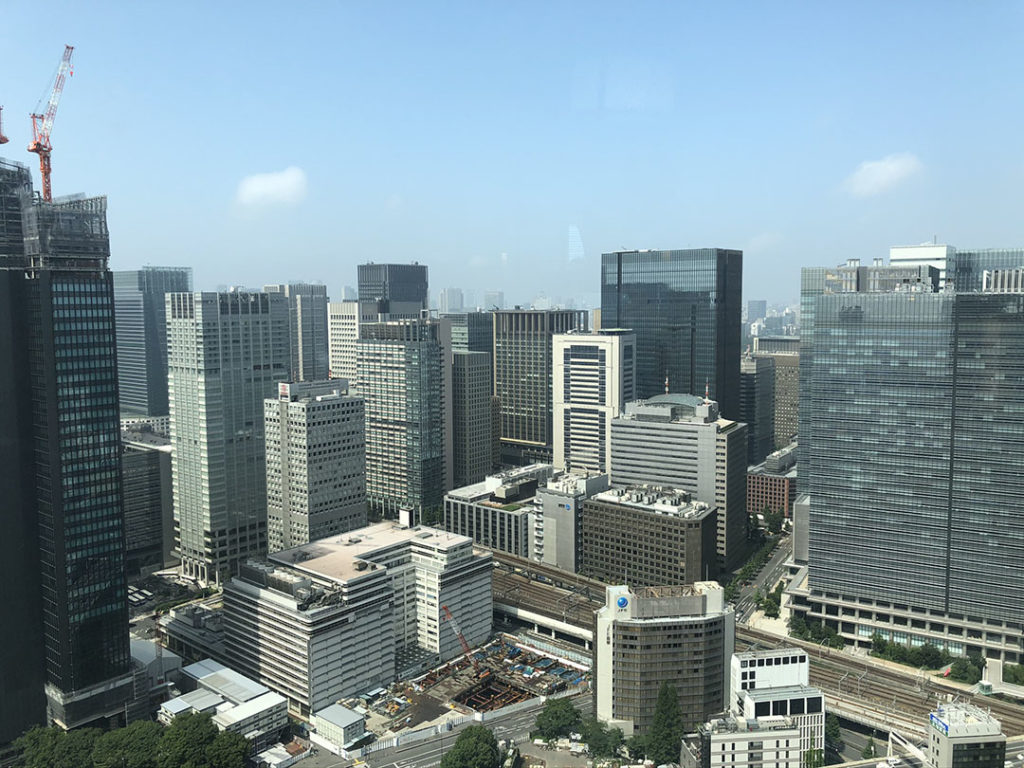 マンダリンオリエンタル東京からの眺望