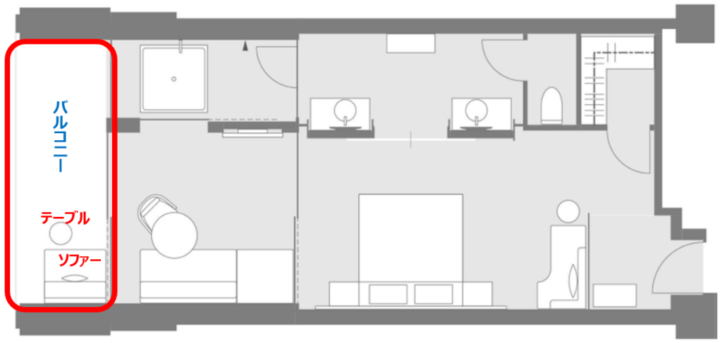 リッツカールトン日光の客室|バルコニー