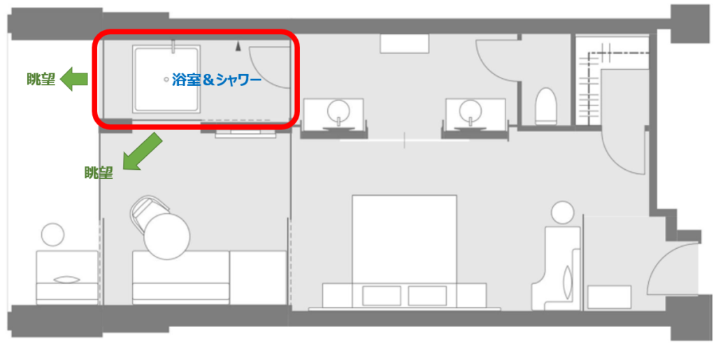 リッツカールトン日光の客室|浴室とシャワー