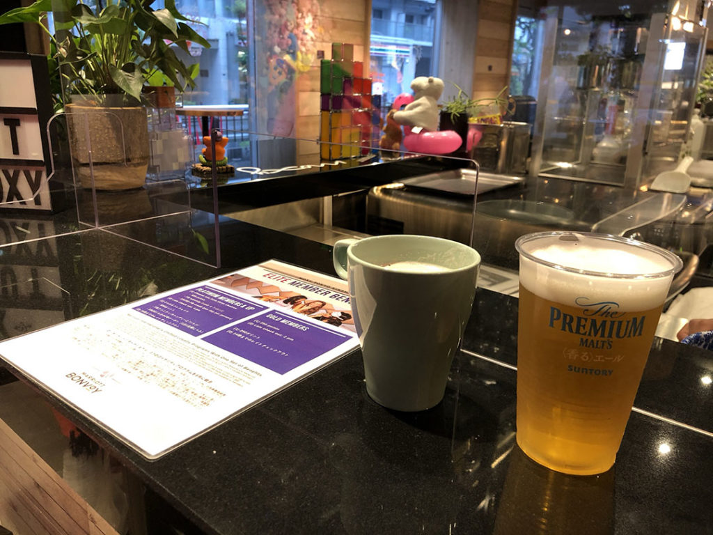 モクシー錦糸町｜ウェルカムドリンク