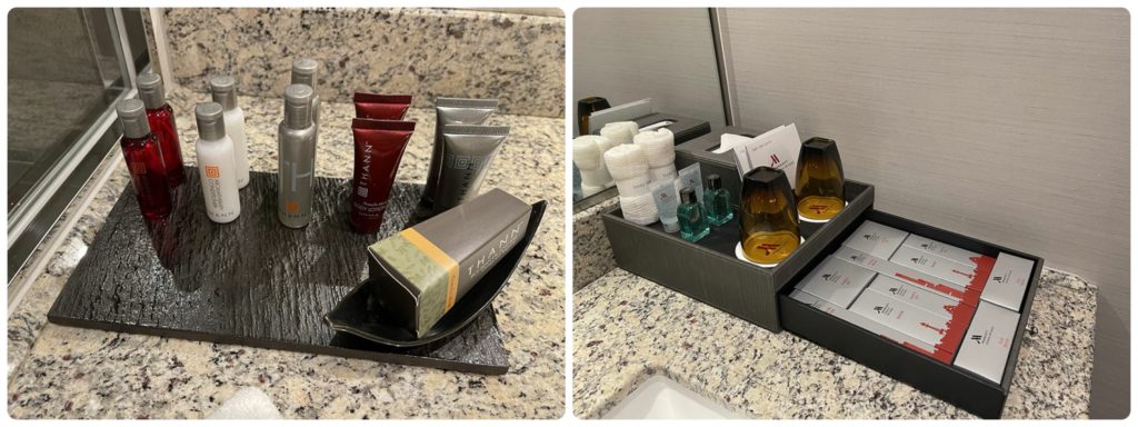 大阪マリオット都ホテル｜クラブフロアスーペリアルーム（アメニティ）