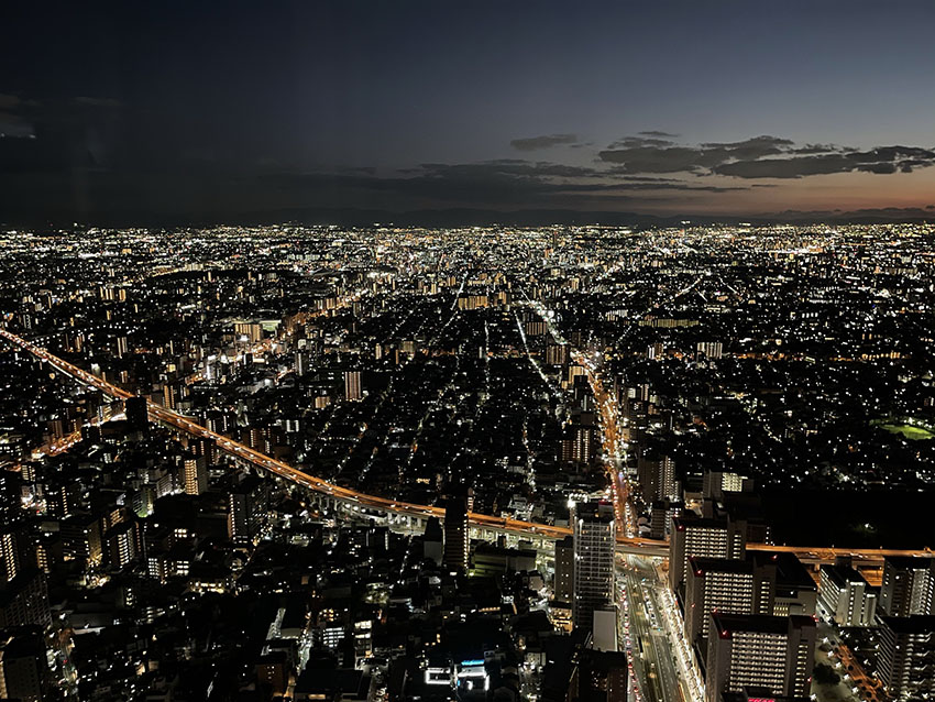 大阪マリオット都ホテル｜クラブフロアスーペリアルームからのビュー