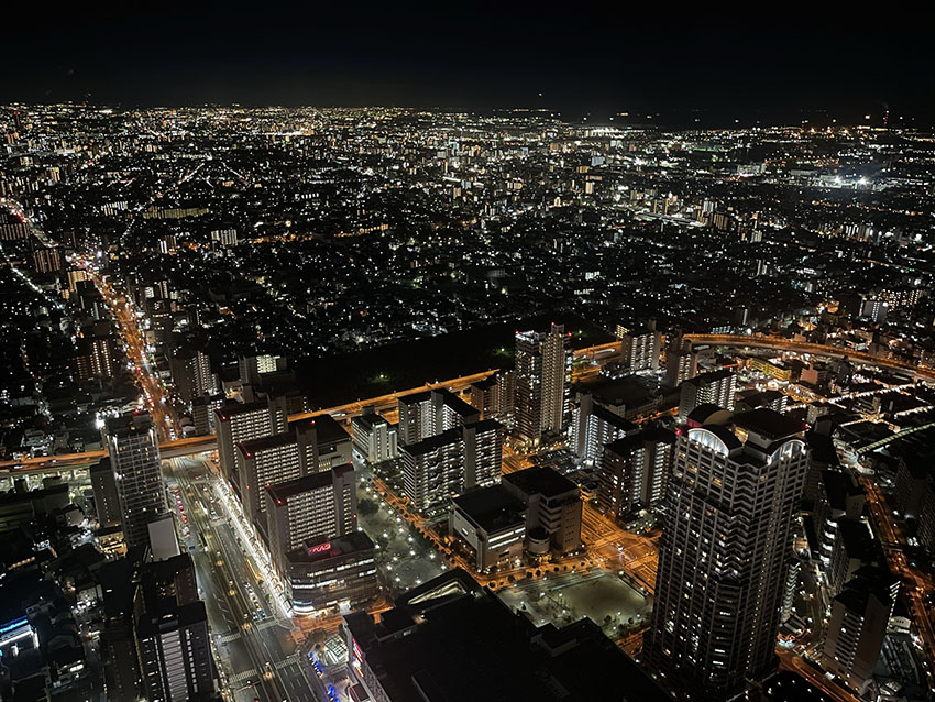 大阪マリオット都ホテル｜クラブフロアスーペリアルームからのビュー