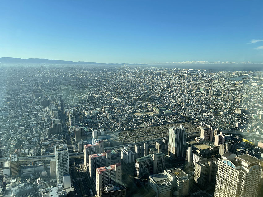 大阪マリオット都ホテル｜クラブフロアスーペリアルームからのビュー