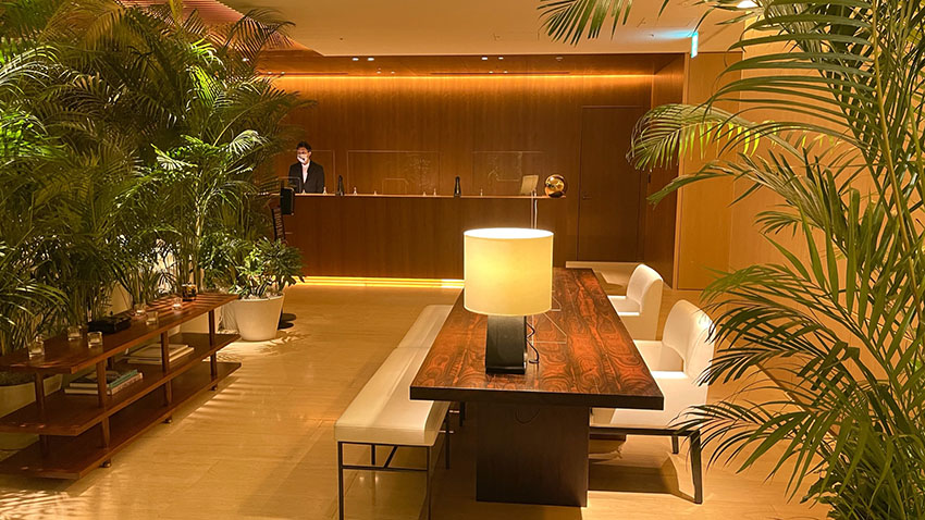 東京エディション虎ノ門｜レセプション