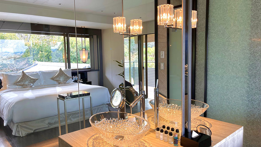 翠嵐ラグジュアリーコレクションホテル京都|翠嵐プレジデンシャルスイート温泉露天風呂付