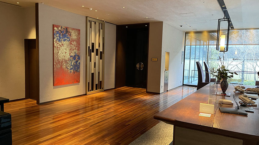 翠嵐ラグジュアリーコレクションホテル京都|ロビー&レセプション