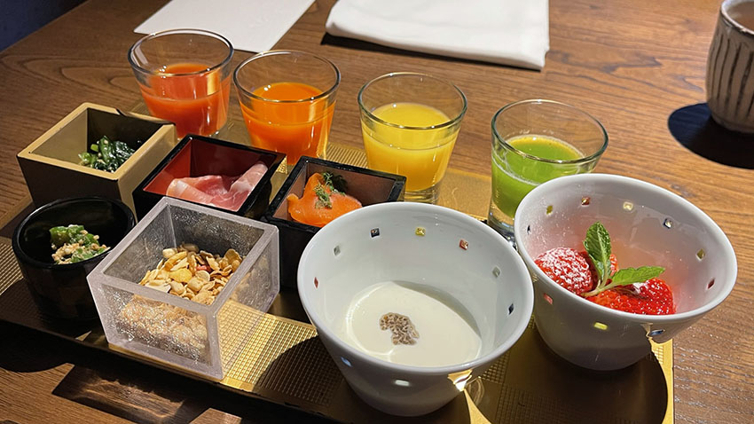 翠嵐ラグジュアリーコレクションホテル京都|朝食(京 翠嵐)