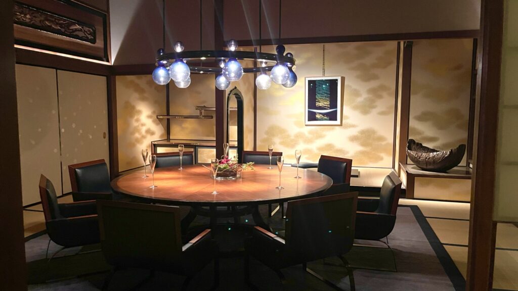 リッツカールトン京都｜レストラン「ル・ロカンダ」のプライベートダイニングスペース