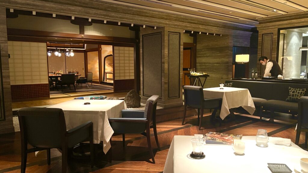 リッツカールトン京都｜レストラン「ル・ロカンダ」のプライベートダイニングスペース