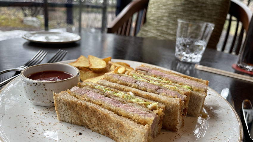 リッツカールトン日光|レークハウス|日光HIMISTU豚のカツサンドイッチ