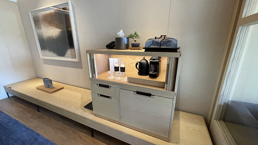 中禅寺湖ビュースイートのミニバー|リッツカールトン日光