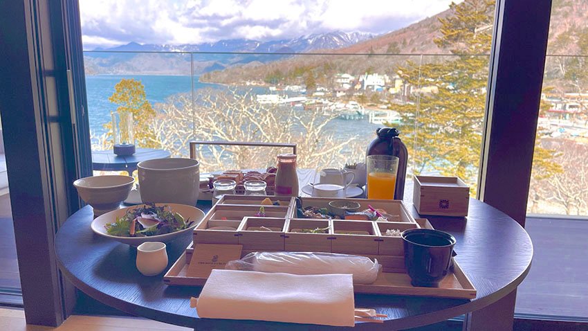 リッツカールトン日光の朝食(インルームダイニング)