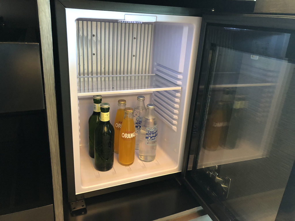 メズム東京｜客室の無料ドリンク