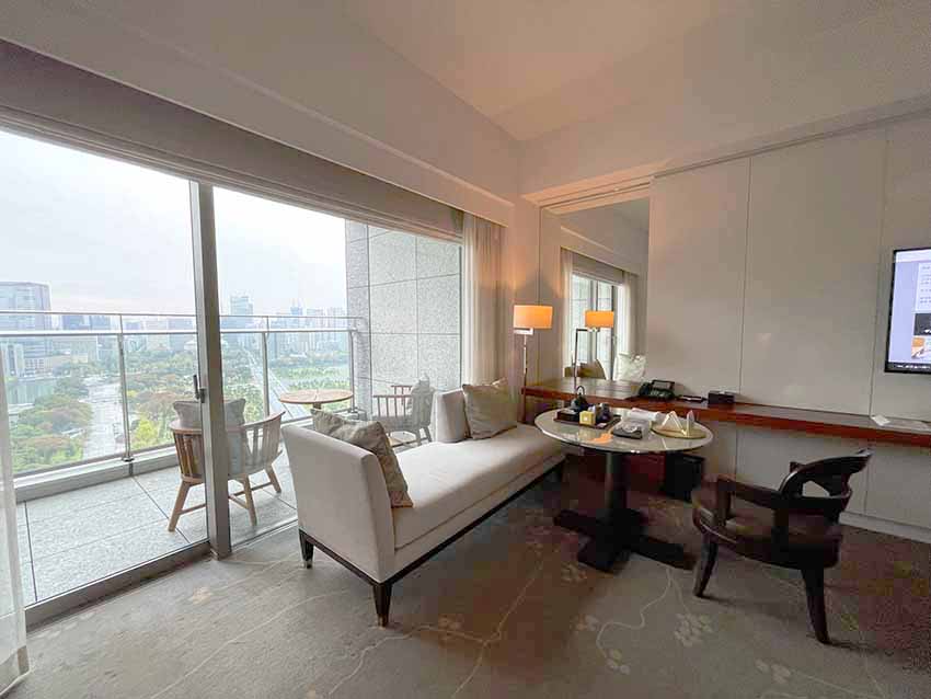 パレスホテル東京宿泊記|クラブデラックスルームwithバルコニー