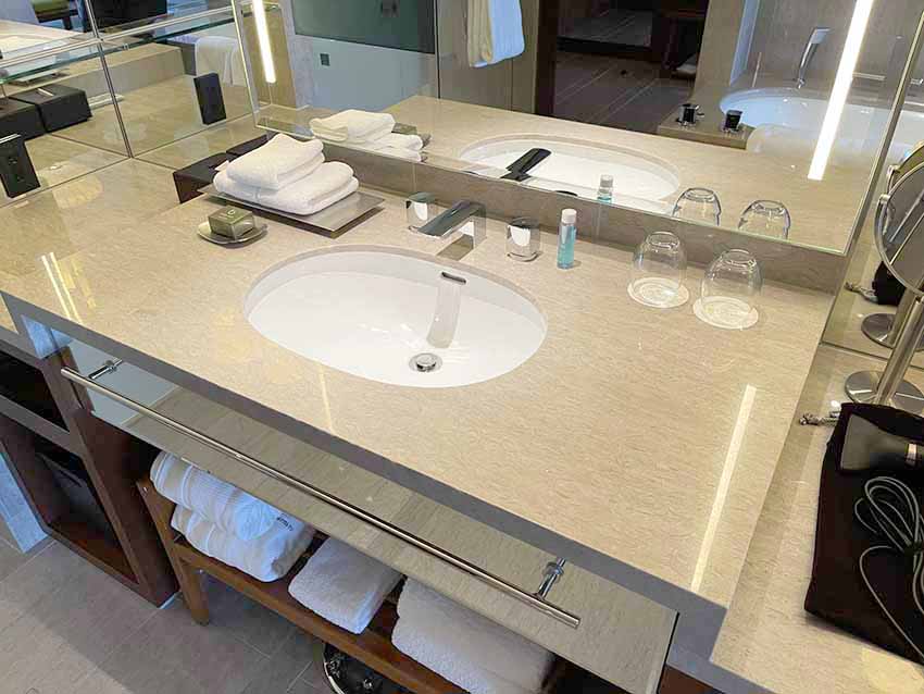 パレスホテル東京宿泊記|クラブデラックスルームwithバルコニー|バスルーム