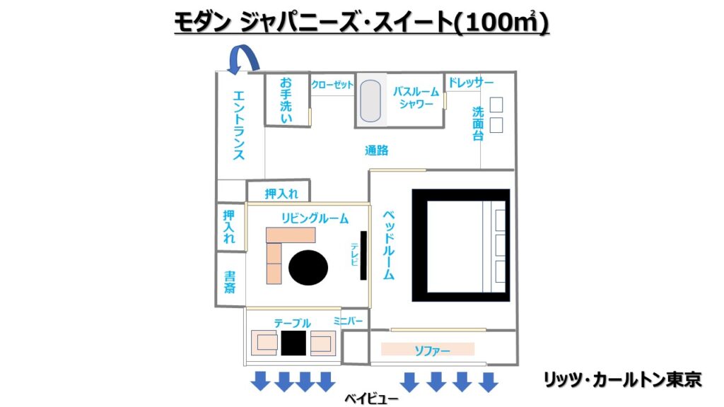 モダンジャパニーズスイート宿泊記|リッツカールトン東京