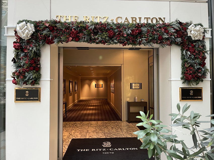 リッツカールトン東京宿泊記|エントランス