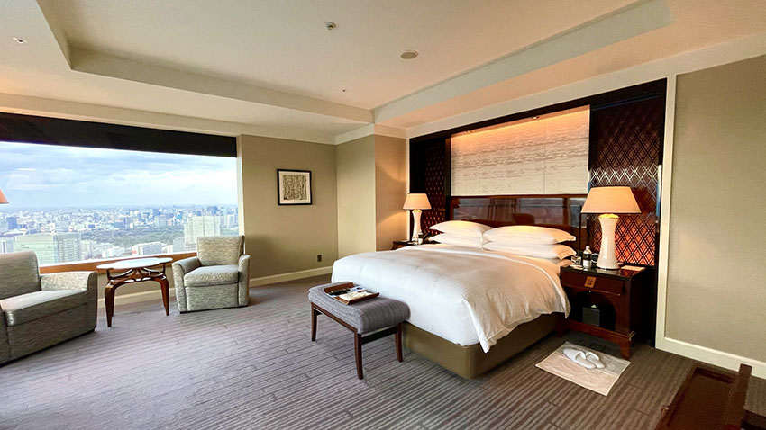 カールトンスイートのベッドルーム|リッツ・カールトン東京