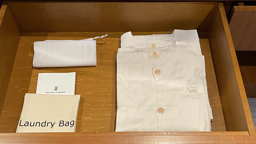 リッツカールトン東京|パジャマ