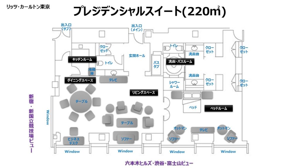 リッツ・カールトン東京｜プレジデンシャルスイート