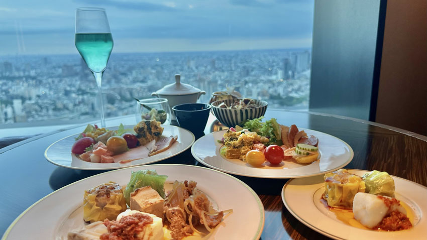 リッツカールトン東京クラブラウンジ｜ディナー前のオードブル