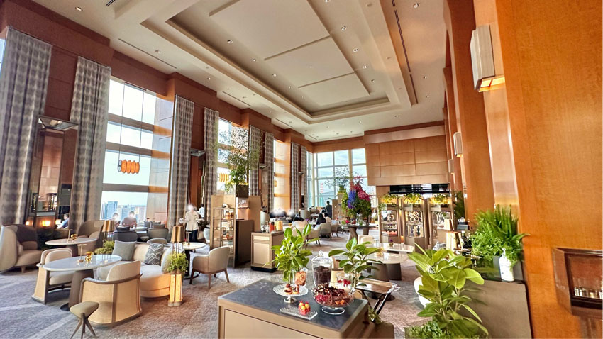 リッツカールトン東京宿泊記|ロビーラウンジ