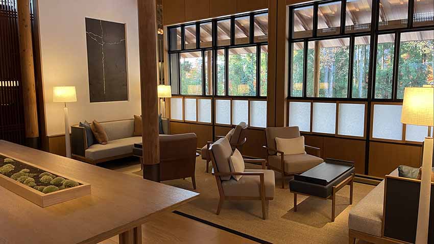 ROKU KYOTO 宿泊記|レセプション