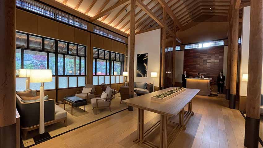 ROKU KYOTO 宿泊記|レセプション