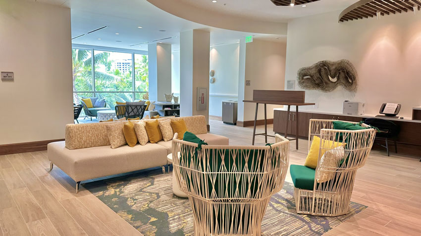 マリオットバケーションクラブワイキキ ロビー