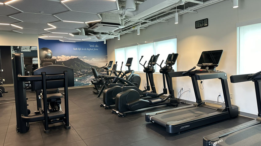 マリオットバケーションクラブワイキキ ルーフトップ フィットネス