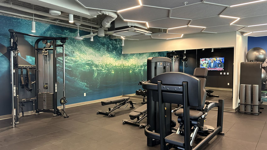 マリオットバケーションクラブワイキキ ルーフトップ フィットネス