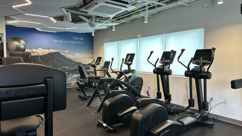 マリオットバケーションクラブワイキキ ルーフトップ フィットネス