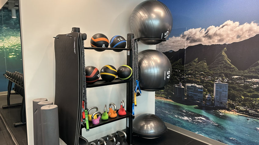 マリオットバケーションクラブワイキキ ルーフトップ フィットネス