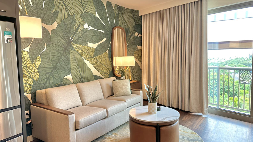 マリオットバケーションクラブワイキキ 客室 リビング