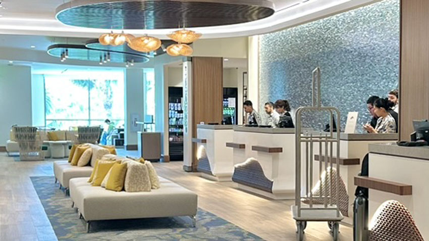 マリオットバケーションクラブワイキキ ロビー・レセプション