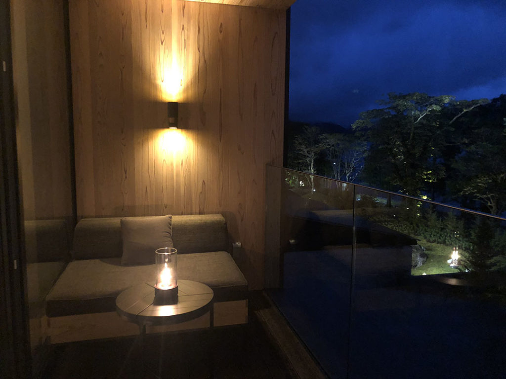 リッツカールトン日光の客室|バルコニー