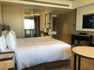 窓側から見たベッド・客室(