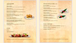 ウラニディズニーリゾートの|ザ・オレロ・ルーム(The ‘Ōlelo Room)メニュー