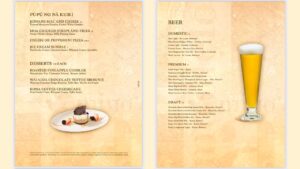 ウラニディズニーリゾートの|ザ・オレロ・ルーム(The ‘Ōlelo Room)メニュー