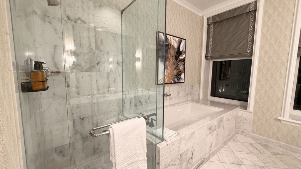 リッツカールトン・クラブ＆レジデンス・サンフランシスコ宿泊記｜マリオットバケーションクラブ｜客室バスルーム