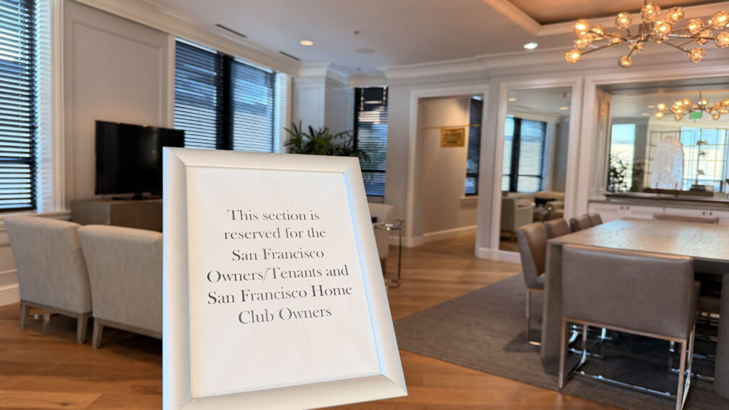 リッツカールトン・クラブ＆レジデンス・サンフランシスコ宿泊記｜マリオットバケーションクラブ｜メンバーズラウンジ