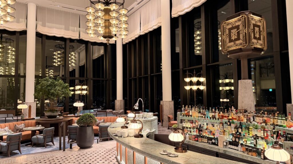 ウォルドーフ・アストリア大阪宿泊記|ピーコックアレー