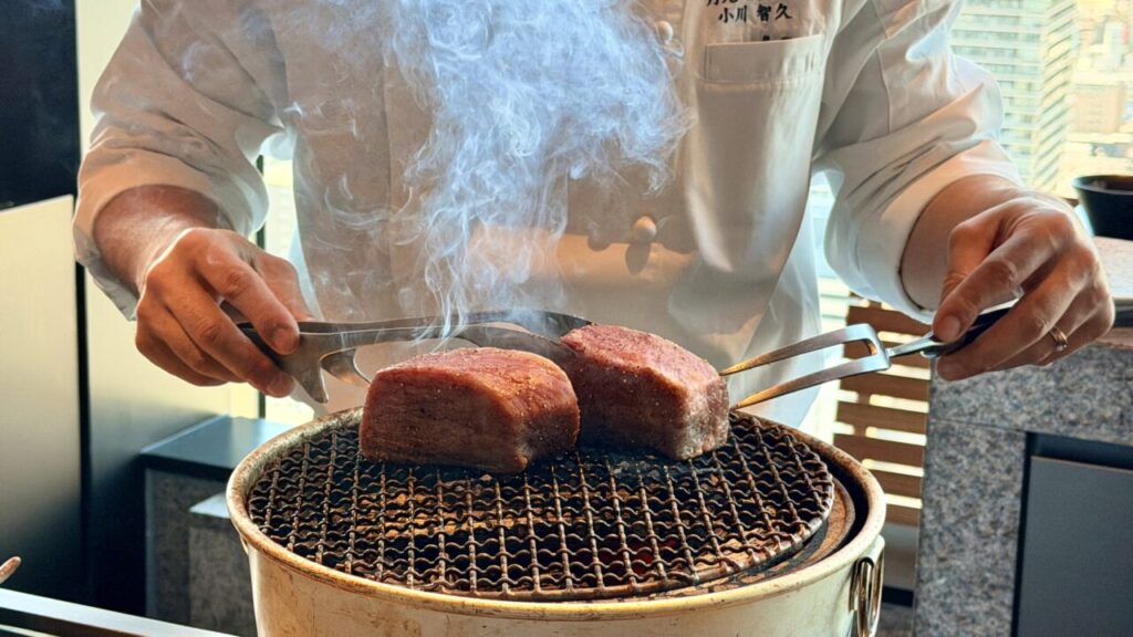 ウォルドーフ・アストリア大阪宿泊記|TSUKIMI|鉄板焼ランチ