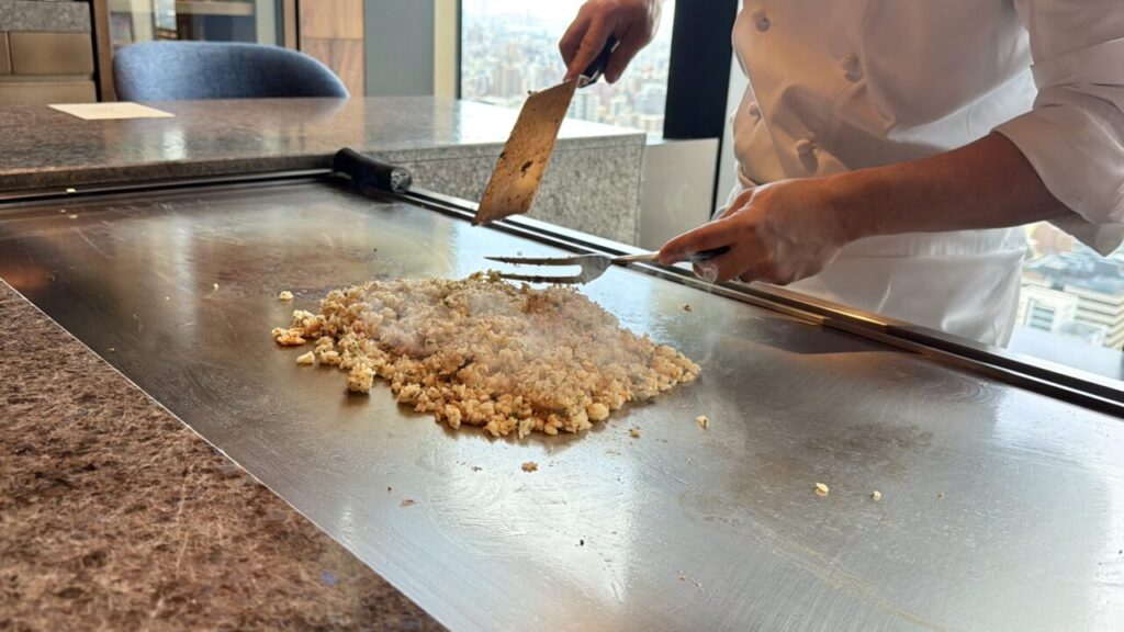 ウォルドーフ・アストリア大阪宿泊記|TSUKIMI|鉄板焼ランチ