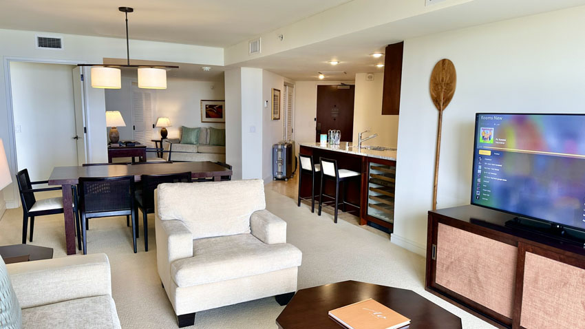 カ・ライ・ワイキキビーチ宿泊記｜プレミアム1ベッドルームスイート（デン付）