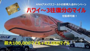 ANAアメックスゴールド入会キャンペーン